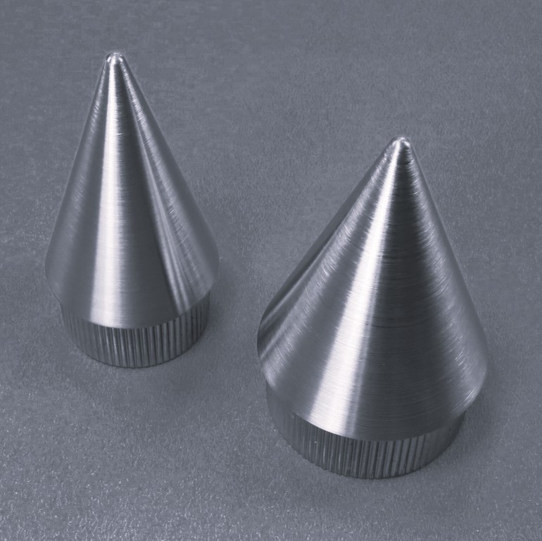 Stopfen Kappe Deckel SONDER SPITZE für Rohr 33,7 + 42,4 x 2 mm Rohrstopfen