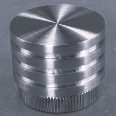Stopfen Kappe Deckel SONDER RILLE für Rohr 42,4 x 2 mm