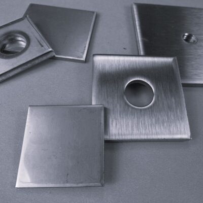 Deckel Kappe Blech für Vierkantrohr 25x25 bis 60x60 zum anschweißen V2A